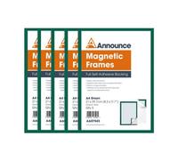 Advance Announce Magnetic Frames A4 Green (Pack Of 5) Aa07543