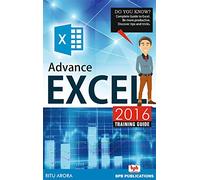 Advance Excel 2016 Training Guide