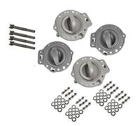 Advance Ignition Upgraded Inside Inner Door Handle Compatible with Jeep Commander 2006-2010 Gray Bolts 4PCS 2006 2007 2008 2009 2010
