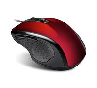 Advance S-6D-RE Wired Optical USB Mouse 500/1,000 DPI 6 Buttons Red