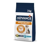 Advance Veterinary Diets Weight Balance Medium/Maxi | Dry Food for Medium and large breed Adult Dogs | Excessive body weight | 3kg