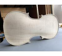 Advance White violin 4/4 full size unfinished violin one piece flame maple Spruce wood top Hand made violin luthier DIY
