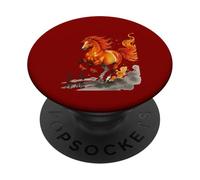 Advance With The Power Of Ten Thousand Galloping Horses PopSockets Adhesive PopGrip