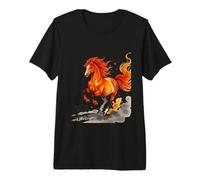 Advance with The Power of Ten Thousand Galloping Horses Premium T-Shirt