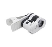 Advanced 100X Zoom Device Featuring White Double Light Phone Clip Integration for Academic Commercial Applications Double Light Source Scientific Research Microscope
