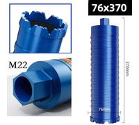 Advanced 370mm M22 Concrete Core Drill Bit Capable of Handling the Rigors of Professional Construction Work (76mm)