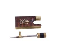 Advanced 4/4 Violin bow Frog Snakewood with violin bows Frog Screw Brass flower inlay pearl Binding violin parts