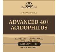 Advanced 40 Acidophilus Vegetable Capsules Pack of 120 for People Aged 40 with