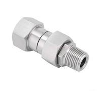 Advanced 4500 PSI Hose Joint Stainless Steel AntiTangle Connector with 360 Degree Swivel for Pressure Washers (3/8)