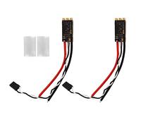 Advanced 45A Brushless ESC Speed Controller with LED Light for FPV and Four Axes RC Drones 2 Pack High-Performance Electronic Speed Controllers