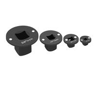Advanced 4Pcs Lower Profile Conversion Piece High Carbon Steel Construction with Improved Durability for Machinery Maintenance Vibrations Resistant Socket Adapter Kit