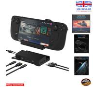 Advanced 6-in-1 Dock Station: 4K HDMI Output & Fast USB-C Charging for Gamers