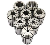 Advanced 8PCS ER Balance Collet Set in Manganese Steel for Superior Durability & Accurate in CNC Milling, Lathe Engraving - Essential Tool Set for Professional Machinists