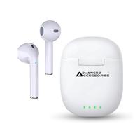 Advanced Accessories Wireless Earbuds, Bluetooth Headphones in Ear with Noise Cancelling Mic Wireless Earphones, LED Charging Indicator and Mini Deep Bass Stereo Sound with Wired Charging Case
