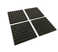 Advanced Acoustics 12" (305mm) Pyramid Acoustic Studio Foam Treatment 24 Tile Pack 0.60 NRC Covering 24sqft (2.23m2)