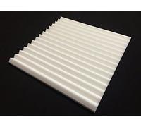 Advanced Acoustics Mel-Acoustic Wedge 40mm White Melamine Acoustic Foam Panel 600x600