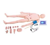 Advanced Adult Nursing Manikin with BPSim & Trauma Modules, Anatomy Study Tools for Professional Training, Human Body Model for Physiology Practice, Anatomical Figure Model
