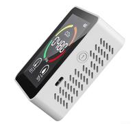 Advanced Air Quality Monitor Featuring Infrared Sensor Technology For Residential Commercial Use Real Time Data Display Unit(white)