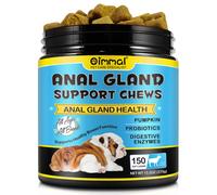 Advanced Anal Gland Support for Dogs,150PCS Functional Digestive Treats Fibre Supplement,Support Healthy Bowel Function,Gut Health, Sensitive Tums