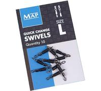 Advanced Angling Solutions Ltd Map Quick Change Swivels Large