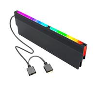 Advanced ARGB Illuminated Heatsink for DDR5 Desktop RAMs Boosting Heat Dissipation and Aesthetics Storage Heatsink