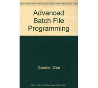 Advanced Batch File Programming