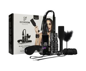 Advanced BDSM Kit - 14 Piece (Black)