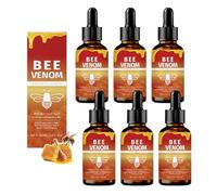 Advanced Bee Venom Serum, Anti-Aging Facial Serum, Natural and Gentle Formulated, Lifting & Recovery Deep Moisturizing Oil for All Skin Types, Face Oil to Help Refine Fine Lines & Wrinkles (6pcs)