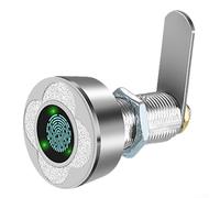 Advanced Biometric Drawer Lock Smart Energy Management and Fast Recognition for All Your Storage Needs (30mm Silver)