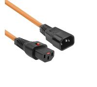 Advanced Cable Technology 3.0m C13 - C14, F/M 3m Coupler C13 Coupler C14 Orange Electric Cable (F/M, 3m, Male/Female, Coupler C13, Coupler C14, 230, Orange)