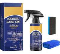Advanced Car Quick-Acting Coating Agent Spray, 120ml Quick Effect Coating Agent, 3 in 1 High Protection Quick Car Coating Spray, Multi-Functional Coating Renewal Agent for Cars, Motorcycles (1PC)