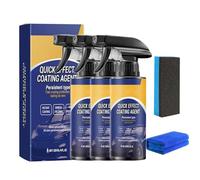 Advanced Car Quick-Acting Coating Agent Spray,120ml Quick Effect Coating Agent,Quick Detailer Spray,Car Coating Sprays,Car Cleaning Kit Advanced Cleaning Products for Renewal Vehicles (3PC)