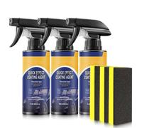 Advanced Car Quick-Acting Coating Agent Spray, 2025 Quick Effect Coating Agent for Car, Advanced Ceramic Sprays Coatings, Multi-Functional Coating Renewal Agent for Cars, Motorcycles (3PC)
