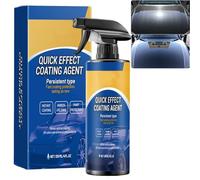 Advanced Car Quick-acting Coating Agent Spray, 3-in-1 High Protection Quick Car Nano Ceramic Coating Spray, Scratch Remover, Bird Poo Cleaner, All Cars/Motorcycles/Plastic Parts (120ml) (1PCS)