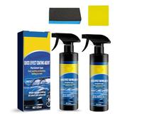 Advanced Car Quick-Acting Coating Agent Spray, Ceramic Car Coating Spray, Multi-Functional Coating Renewal Agent, 3 in 1 High Protection Quick Effect Coating Agent (with cloth- 2Pcs)