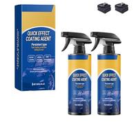 Advanced Car Quick-Acting Coating Agent Spray - Liquid Gloss Protective Coat for Vehicles, Fast Spray Coating Agent for Paint Protection, Multi-Purpose Car Polish for Waterless Wash & Shine (2PCS)