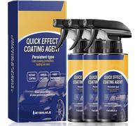 Advanced Car Quick-Acting Coating Agent Spray, Quick Effect Coating Agent, 2025 New 3 in 1 High Protection Quick Effect Waterless Wash Coating, Multi-Functional Coating Renewal Agent for Cars (3)
