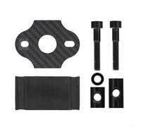 Advanced Carbon Fiber Bicycle Seat Clamp Repair Fitting with Complete Accessory Package (black)