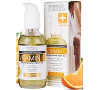 Advanced Clinicals - Body oil with vitamin C, moisturizer for skin care with vitamin E and turmeric: nourishing, brightening and moisturizing