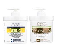 Advanced Clinicals Retinol Body Lotion + Coconut Oil Cream 2pc Set | M