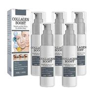 Advanced Collagen Boosting Anti-Aging Serum - Hyaluronic Acid Moisturizing Cleansing Serum, Anti-Wrinkle Acne Corrector Purifying For All Skin Types 30ml (5 PC)