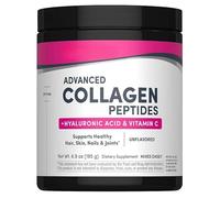 Advanced Collagen Peptides Hyaluronic Acid and Vitamin C, Unflavoured, 195g