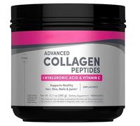 Advanced Collagen Peptides Hyaluronic Acid and Vitamin C, Unflavoured, 390g