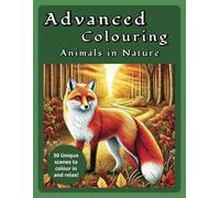 Advanced Colouring: Animal landscape pattern colouring book for adults and teens, [8.5 x 11] Large size, Great gift for relaxation and stress relief.