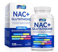 Advanced Complex NAC Supplement 600mg with L-Glutathione 500mg & Milk Thistle Extract - High-Potency Antioxidant Complex for Liver Support, Cellular Health, and Skin Radiance - 120 Capsules
