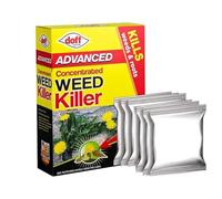 Advanced Concentrated Weedkiller 80ml Sachets - Super Strength Concentrated Glyphosate Weed killer Kills Weeds & Roots Pesticides Brambles Ivy Tree Stumps (6)