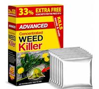 Advanced Concentrated Weedkiller 80ml x 8 Sachets Super Strength Advanced Glyphosate Weed killer Kills Weeds & Roots Pesticides Brambles Ivy Tree Stumps for Plant & Garden Protection