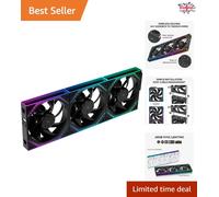Advanced Cooling with TL-M12Q X3 ARGB 120mm Fans - 3-Pack, Quiet & Efficient