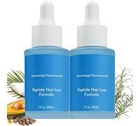 Advanced Copper Peptide Hair Growth Serum, Hair Regrowth Oil for Women and Men, Supports Thicker, Stronger Hair & Reduces Breakage (2 Pack, 30mL Each)