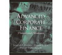 Advanced Corporate Finance